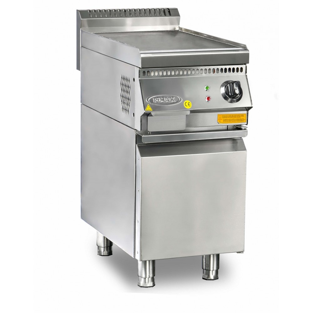 40 Cm Commercial Tabletop Griddle Smooth / Ribbed Surface